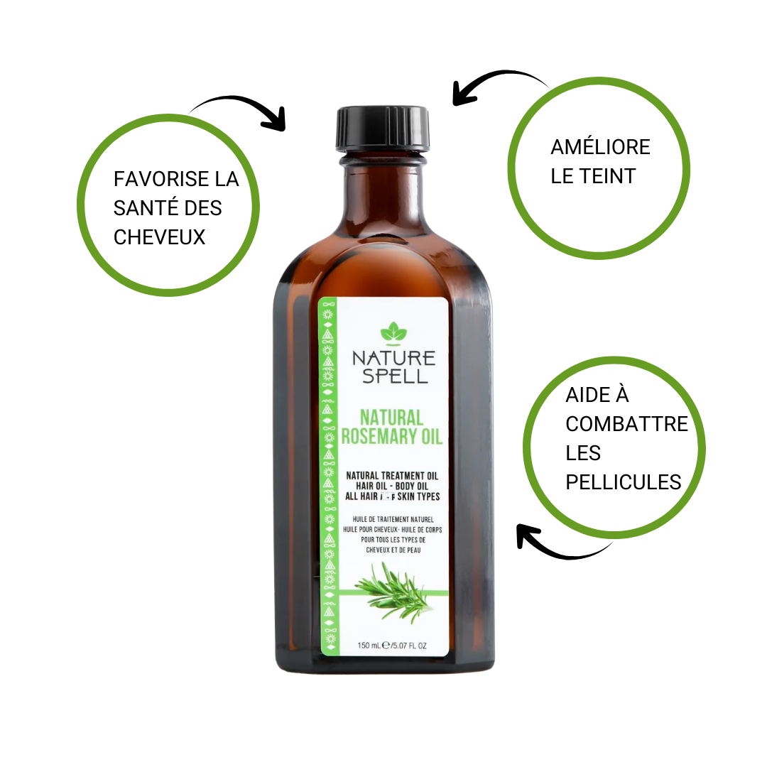 Nature Spell Huile Capillaire Naturelle au Romarin (150ml)