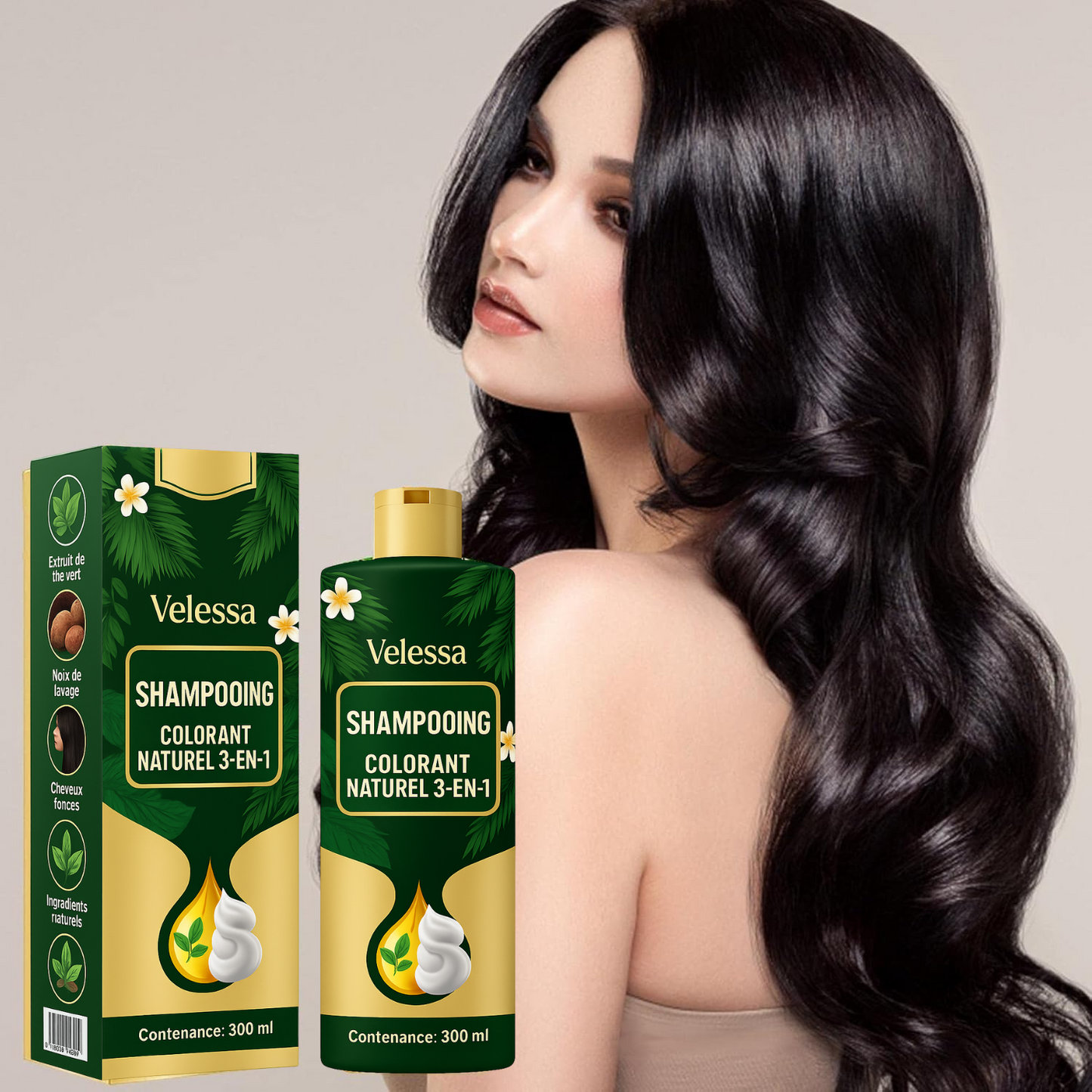 Velessa - Shampooing colorant 500 ml