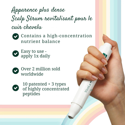 ViveLab Revive Therapy Ampoule Fortifiante Avancée pour les Cheveux, le Cuir Chevelu et les Sourcils