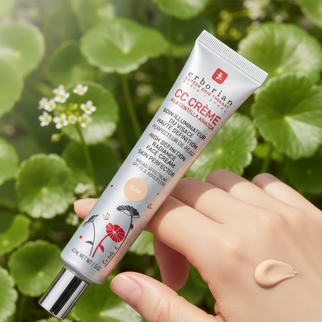 Erborian CC Crème à la Centella Asiatica – Perfecteur de Teint Éclat SPF 25