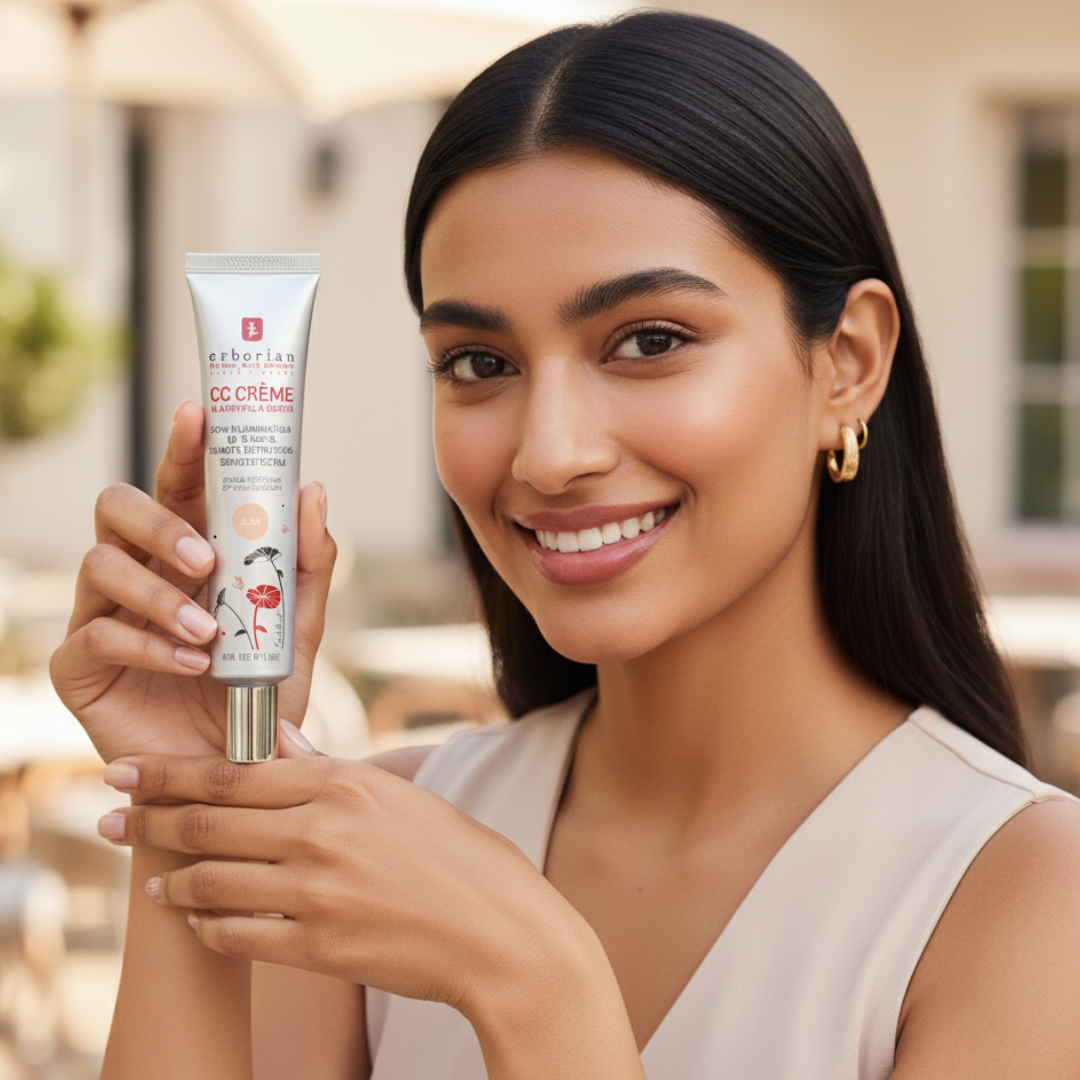 Erborian CC Crème à la Centella Asiatica – Perfecteur de Teint Éclat SPF 25