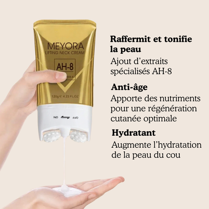 Crème Raffermissante & Liftante Cou Meyora AH-8 | Soin Anti-Âge aux Peptides 120g