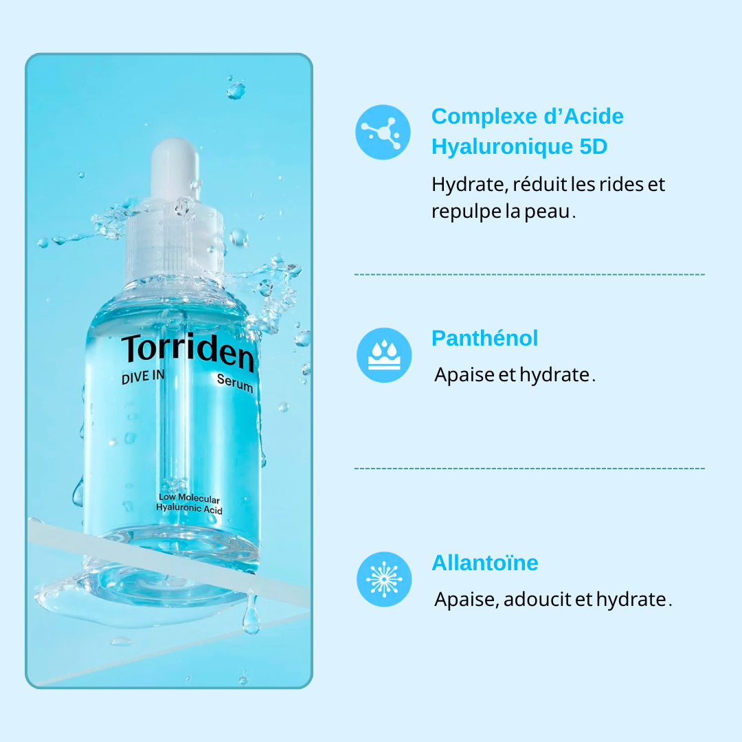 SÉRUM TORRIDEN À L'ACIDE HYALURONIQUE 50 ML