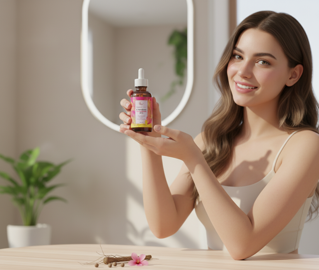 Huile de Souchet Lustrely Beauty | Soin Naturel Anti-Poil & Hydratant pour une Peau Lisse et Éclatante