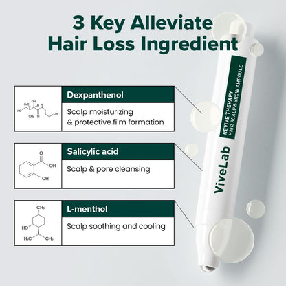 Revive Thérapie - Coffret ampoule cuir chevelu et sourcils + sérum cils sourcils